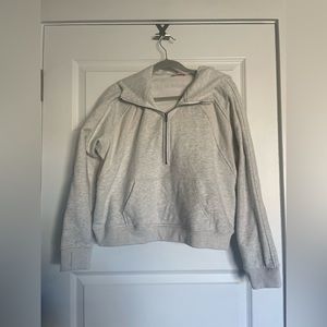 Pink Lily- Ash Gray- Crop Hoodie- Size Large